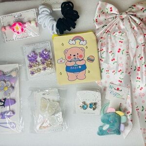 Cute Yellow Bear Pouch for Kids